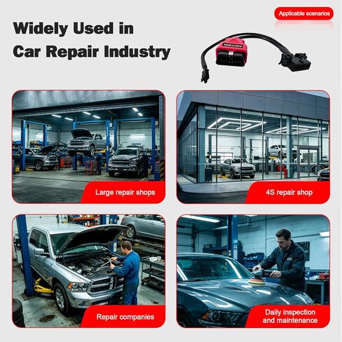 Security Gate Bypass Obd2 Cable Ram 2500,SGW Bypass Cable Adapter Compatible for Dodge for Ram 1500 from 2018-2020,16 Pin 2Pin to OBDII Bypass Connector Fits Cummins Bypass Cables in Saudi Arabia