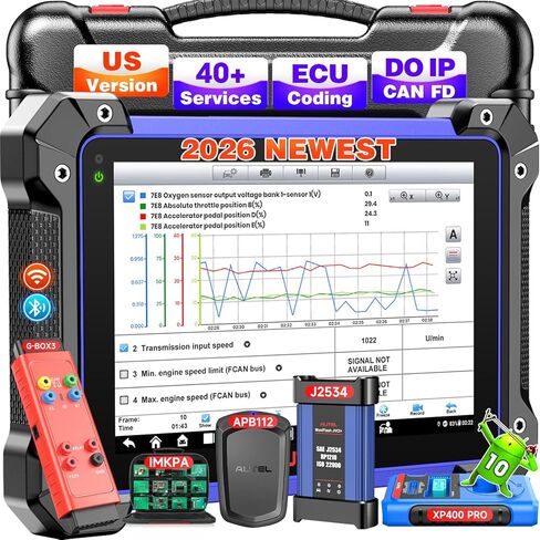 Autel Scanner MaxiIM IM608 PRO II, 2026 IM608 PRO 2 Diagnostic Scan Tool with $1314 Full KIT, 40 Services, ECU as Elite II Pro, 3K+ Bidirectional Tool, OE Full System, DOIP CANFD, OS10, 4G&128G, 16MP in Kuwait