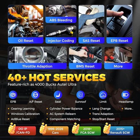 Autel Scanner MaxiIM IM608 PRO II, 2026 IM608 PRO 2 Diagnostic Scan Tool with $1314 Full KIT, 40 Services, ECU as Elite II Pro, 3K+ Bidirectional Tool, OE Full System, DOIP CANFD, OS10, 4G&128G, 16MP in Kuwait