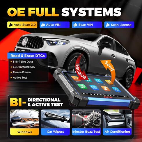 Autel Scanner MaxiIM IM608 PRO II, 2026 IM608 PRO 2 Diagnostic Scan Tool with $1314 Full KIT, 40 Services, ECU as Elite II Pro, 3K+ Bidirectional Tool, OE Full System, DOIP CANFD, OS10, 4G&128G, 16MP in Kuwait