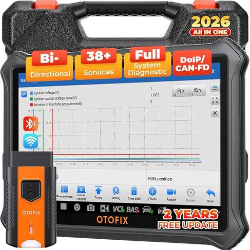 OTOFIX D1 Lite Bidirectional Automotive Scanner, All System Diagnostic Scan Tool for 99% Car with 2-Year Free Updates, Auto VIN, Active Test, DoIP/CAN FD, AutoAuth FCA SGW, Cloud Report Management in Saudi Arabia
