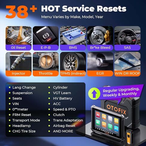 OTOFIX D1 Lite Bidirectional Automotive Scanner, All System Diagnostic Scan Tool for 99% Car with 2-Year Free Updates, Auto VIN, Active Test, DoIP/CAN FD, AutoAuth FCA SGW, Cloud Report Management in Saudi Arabia