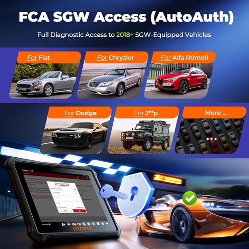 OTOFIX D1 Lite Bidirectional Automotive Scanner, All System Diagnostic Scan Tool for 99% Car with 2-Year Free Updates, Auto VIN, Active Test, DoIP/CAN FD, AutoAuth FCA SGW, Cloud Report Management in Saudi Arabia