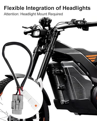 Headlight Adapter Fit for Talaria X3(XXX) Surron LBX, Perfect for Upgrade Motorcycle Headlight in Kuwait