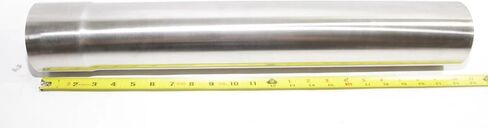 Stainless Steel Exhaust Straight Piping Tubing – 3.5" ID to 3.5" OD, 22" Length, Universal Custom Exhaust Pipe for Truck/Car Performance Modification in Saudi Arabia