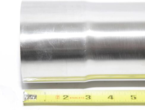Stainless Steel Exhaust Straight Piping Tubing – 3.5" ID to 3.5" OD, 22" Length, Universal Custom Exhaust Pipe for Truck/Car Performance Modification in Saudi Arabia