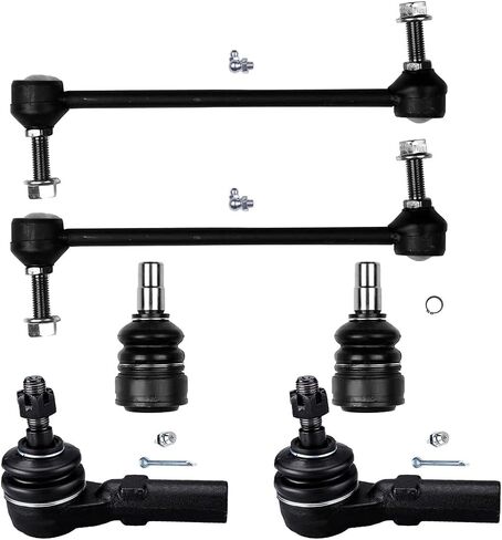 for Ford for Mustang 2005-2009 6pcs Front Suspension Ball Joint Tie Rod Sway Bar Kit in Saudi Arabia