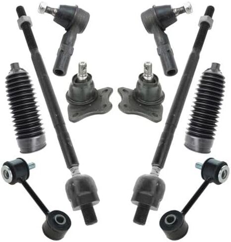 OEM-equivalent Front 10 Piece Steering and Suspension Kit fits Volkswagen Golf Jetta 2000-2001 (23mm sway bar) in Kuwait