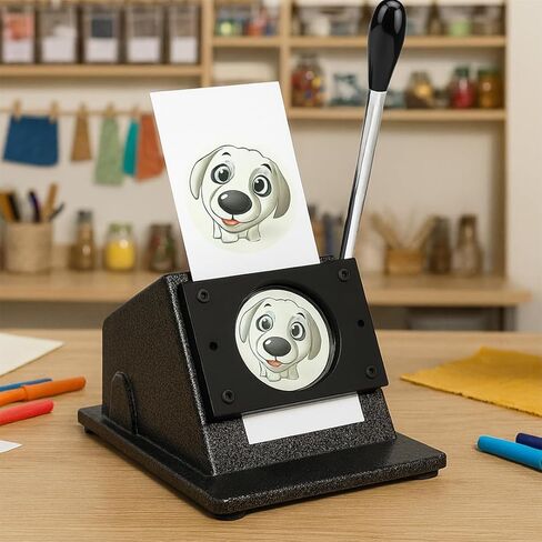 1 Inch Circle Punch Cutter Button Maker Machine for Paper Craft, New Handle Design DIY Hole Die Cutting Tool in Saudi Arabia