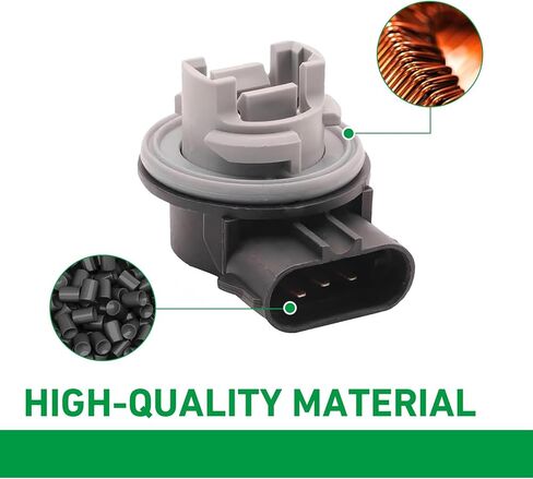 2PCS Turn Signal Light Socket, Front Turn Signal Socket Kit Compatible with Ford F-150 Explorer Focus Mustang Expedition, Light Socket Wire Harness Holder replacement F1TZ-13411-F F17B13411AB in Saudi Arabia