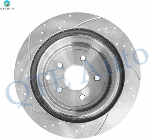 PM Auto Set of 4 Front 320mm-Rear 308mm Drilled Slotted Brake Disc Rotors Compatible With 2015-2020 Nissan Pathfinder 5 Stud Wheel in Kuwait
