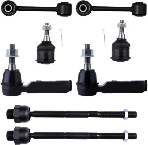 8pc Steering Parts Suspension Kit Sway Bar & Ball Joint for Jeep for Liberty 2002-2005 in Kuwait