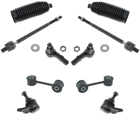 Spare Front 10 Piece Steering and Suspension Kit for Volkswagen Beetle/Golf/Jetta (2001-2006) 23mm Sway Bar Applications in Kuwait