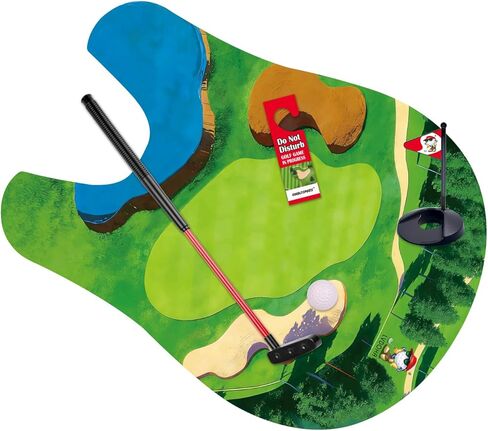 Toilet Golf Game – Funny Dad Gifts from Daughter & Son, Gag Gift for Men, Cool Stuff Pranks for Adults, Funny Golf Gifts for Golfers Men, White Elephant Gift for Adults, Husband, Friend, Coworker in Saudi Arabia
