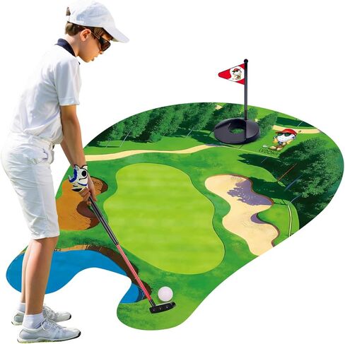 Toilet Golf Game – Funny Dad Gifts from Daughter & Son, Gag Gift for Men, Cool Stuff Pranks for Adults, Funny Golf Gifts for Golfers Men, White Elephant Gift for Adults, Husband, Friend, Coworker in Saudi Arabia