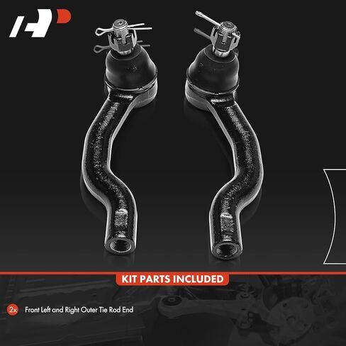 A-Premium 2 x Front Outer Tie Rod Ends, Compatible with Nissan Titan 2017-2023 in Kuwait