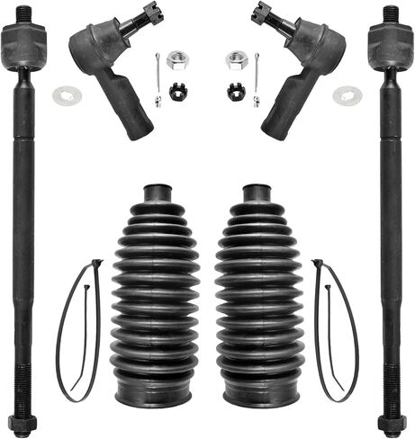 6pcs Front Steering Kit for Lexus ES300 1992-2001 and Toyota Avalon Camry Sienna Solara 1992-2004, Tie Rod End Inner and Outer and Boots Complete Kit in Kuwait