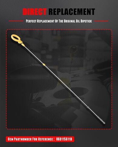 CCIYU Oil Dipstick 22.76" Oil Level Indicator Fit For Audi A4 2005-2009,For Audi A4 Quattro 2005-2009 in Kuwait