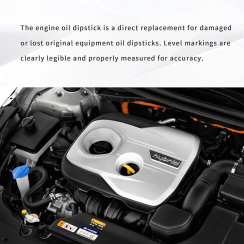Engine Oil Dipstick Replacement 26611-2E021 Oil Level Dipstick for Hyundai Elantra Coupe GT 11-20 Sonata 16-18 Tucson 14-21 & Kia Forte Forte5 Koup Optima Soul Spectra Oils Level Checking Tool in Saudi Arabia