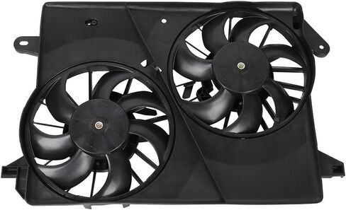 620-039 Radiator Cooling Fan Assembly for 2005-2010 for Chrysler 300,2008-2010 for Dodge Challenger,2006-2010 for Dodge Charger,2005-2008 for Dodge Magnum,Replace# 621160 in Kuwait
