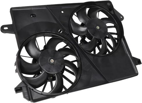 620-039 Radiator Cooling Fan Assembly for 2005-2010 for Chrysler 300,2008-2010 for Dodge Challenger,2006-2010 for Dodge Charger,2005-2008 for Dodge Magnum,Replace# 621160 in Kuwait