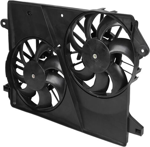 620-039 Radiator Cooling Fan Assembly for 2005-2010 for Chrysler 300,2008-2010 for Dodge Challenger,2006-2010 for Dodge Charger,2005-2008 for Dodge Magnum,Replace# 621160 in Kuwait
