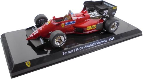- Formula 1 Compatible with Ferrari 126 C4 Michele Alboreto 1984-1/24 Diecast Model car - GF045 in Kuwait