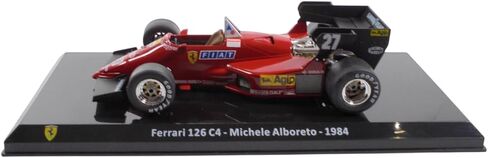 - Formula 1 Compatible with Ferrari 126 C4 Michele Alboreto 1984-1/24 Diecast Model car - GF045 in Kuwait