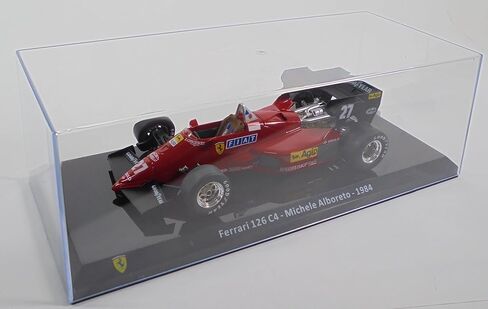 - Formula 1 Compatible with Ferrari 126 C4 Michele Alboreto 1984-1/24 Diecast Model car - GF045 in Kuwait