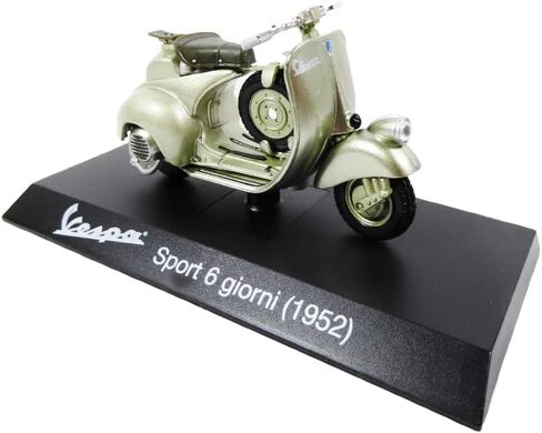 OPO 10 - Collection Miniature Scooter 1/18 Compatible with Piaggio Vespa Sport 6 Giorni Green - 1952 - Ves0016 in Kuwait