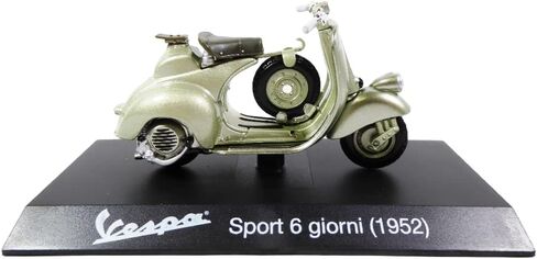 OPO 10 - Collection Miniature Scooter 1/18 Compatible with Piaggio Vespa Sport 6 Giorni Green - 1952 - Ves0016 in Kuwait