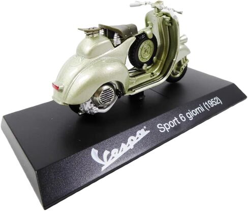 OPO 10 - Collection Miniature Scooter 1/18 Compatible with Piaggio Vespa Sport 6 Giorni Green - 1952 - Ves0016 in Kuwait