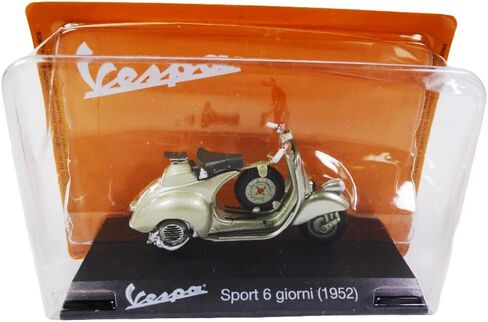 OPO 10 - Collection Miniature Scooter 1/18 Compatible with Piaggio Vespa Sport 6 Giorni Green - 1952 - Ves0016 in Kuwait