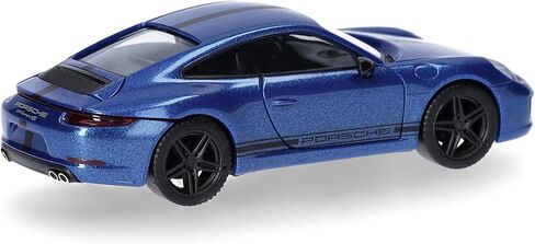 Herpa car Model Porsche 911 (991) Carrera 4S, on a Scale of 1:87, Plastic Miniature, Made in Germany, Collectors Edition, Sapphire Blue in Saudi Arabia