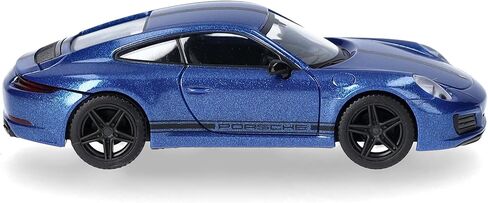 Herpa car Model Porsche 911 (991) Carrera 4S, on a Scale of 1:87, Plastic Miniature, Made in Germany, Collectors Edition, Sapphire Blue in Saudi Arabia