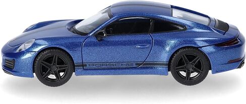 Herpa car Model Porsche 911 (991) Carrera 4S, on a Scale of 1:87, Plastic Miniature, Made in Germany, Collectors Edition, Sapphire Blue in Saudi Arabia