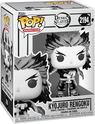 فانكو بوب! الرسوم المتحركة: Demon Slayer - Rengoku - Sumi-Ink - شخصية فينيل قابلة للتجميع - فكرة هدية - بضائع رسمية - ألعاب للأطفال والكبار - محبي الرسوم المتحركة - نموذج لهواة الجمع in Kuwait