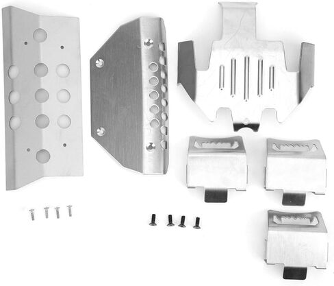 Parts Armor 15×12×4 6 Piece Set Front & Rear Axle Chassis Skid Plate Fit for trx6 G63 6 Wheel RC Car in Kuwait