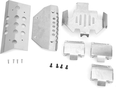 Parts Armor 15×12×4 6 Piece Set Front & Rear Axle Chassis Skid Plate Fit for trx6 G63 6 Wheel RC Car in Kuwait