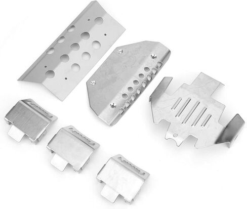 Parts Armor 15×12×4 6 Piece Set Front & Rear Axle Chassis Skid Plate Fit for trx6 G63 6 Wheel RC Car in Kuwait