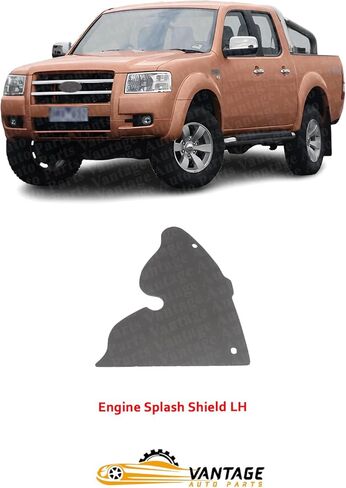 Front Engine Splash Shield Driver Side Compatible With Ford Ranger 1998-2008 | DIRECT REPLACEMENT | 1L5Z16103CA 1F6054489 | FO1250144 in Kuwait