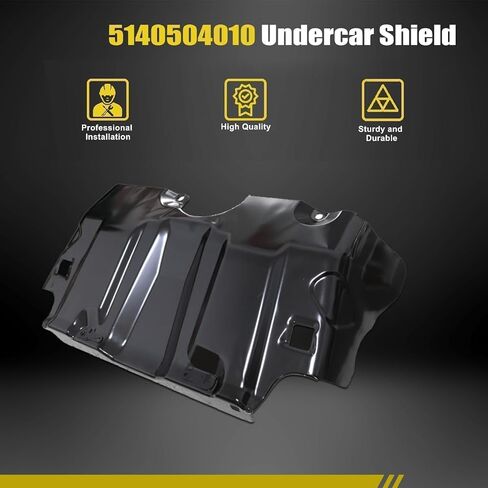 درع سبلاش للمحرك الأمامي الفولاذي من SecosAutoparts متوافق مع Toyota Tacoma 2005-2023 استبدال # 5140504010، 51405-04010 in Kuwait