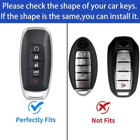 for Nissan Key Fob Cover with Keychain for 2023-2026 Rogue Pathfinder Kicks 2024-2026 Sentra Full Protection Case (Gold-Green, 5 Buttons) in Kuwait