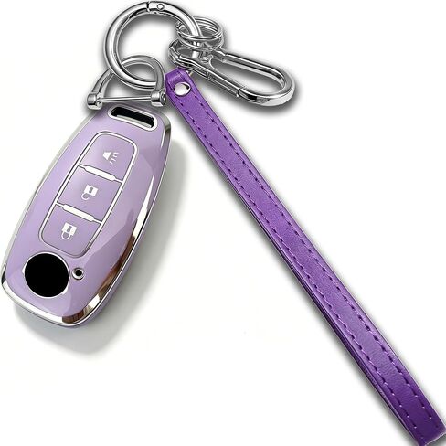 for Nissan Key Fob Cover with Keychain for 2023-2026 Rogue Pathfinder Kicks 2024-2026 Sentra Full Protection Case (Gold-Green, 5 Buttons) in Kuwait