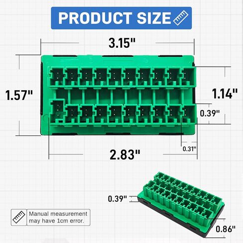 68321746AA CAN-C Buss Star Splice Block Fuse Connector Fit for Jeep Gladiator JT/Wrangler JL 2018-2025, Dodge Ram 1500/2500/3500 2019-2024, Chrysler Voyager/Pacifica 2017-2025, Replace 2-2272352-5 in Saudi Arabia