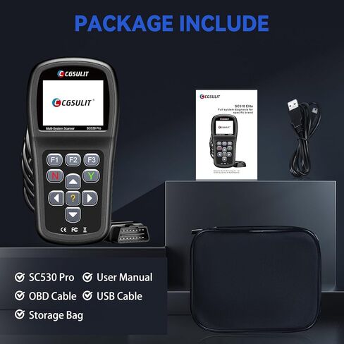 OBD2 Scan Tool for Ford Lincoln Mercury Vehicles, All Systems Diagnostic Scanner Transmission Live Data ABS SAS EPB Car Code Reader with Engine Check Oil Reset Bi-Directional Functions, etc in Saudi Arabia