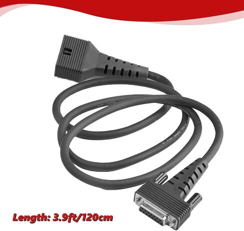 Main Cable Fit for Ancel FX2000 DB15 OBD2 Diagnostic Scanner 16-PIN Male to 15-PIN Female OBD-II Test Replacement Cable Connector Adapter - 3.9ft/120cm in Saudi Arabia
