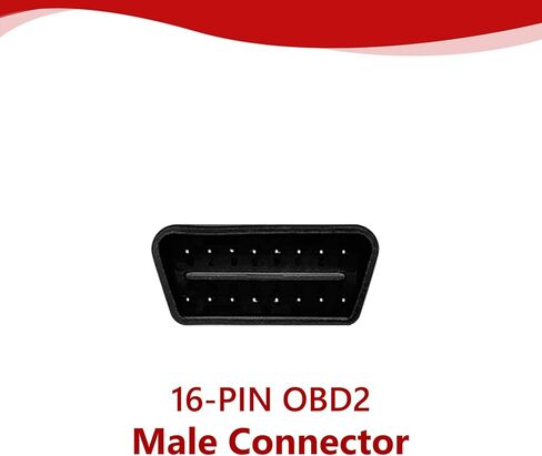 Main Cable Fit for Ancel FX2000 DB15 OBD2 Diagnostic Scanner 16-PIN Male to 15-PIN Female OBD-II Test Replacement Cable Connector Adapter - 3.9ft/120cm in Saudi Arabia