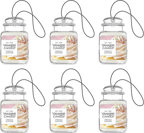 Yankee Candle Car Jar, Vanilla Cupcake (Pack of 6) in Kuwait