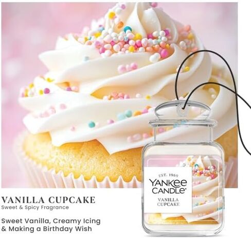 Yankee Candle Car Jar, Vanilla Cupcake (Pack of 6) in Kuwait